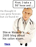 In 2005, my friend Steve had a colon exam, and discovered he had musical talent.